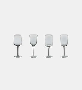 مجموعة متنوعة من الكؤوس الشفافة مكونة من 6 قطع