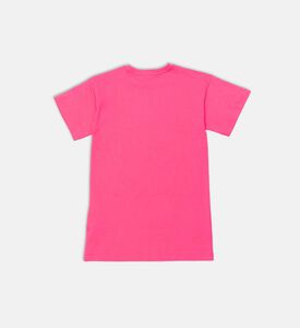 Teddy Bear-print Short-sleeve T-shirt Dress