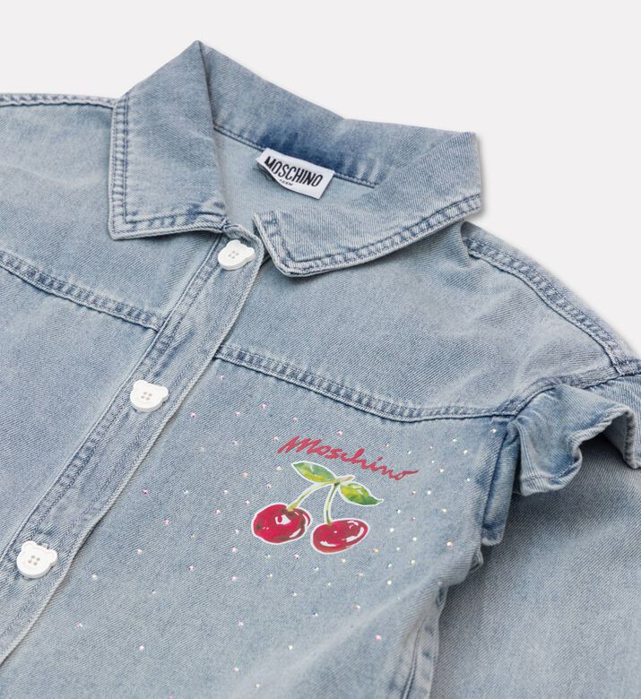 Moschino BKT Denim Rhinestone-embellished Jacket, Packshot View