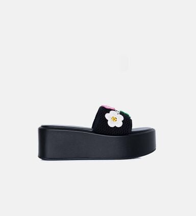The Daisy Crochet Platform Sandals
