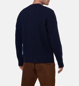 Plan C Knit Long-sleeve Sweater, Model View