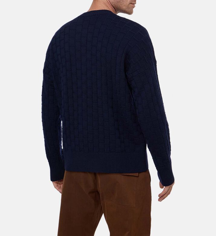 Plan C Knit Long-sleeve Sweater, Model View
