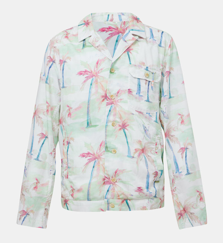 بلوزون بطبعة بقماش تنسل وقنب