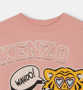 فستان كامبوس صوف مطبوع