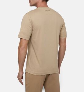 Pal Zileri Chest-print Short-sleeve T-shirt, Model View