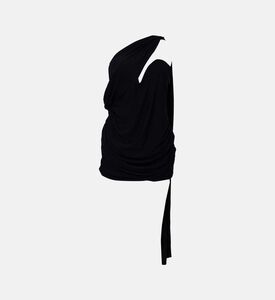 فستان سيرينا قصير بطيات