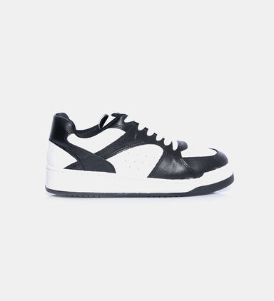 Leather Lace-up Sneakers
