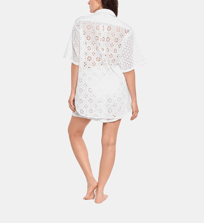 Embroidered Boyfriend Shirt Set Embroidered Boyfriend Shirt Set