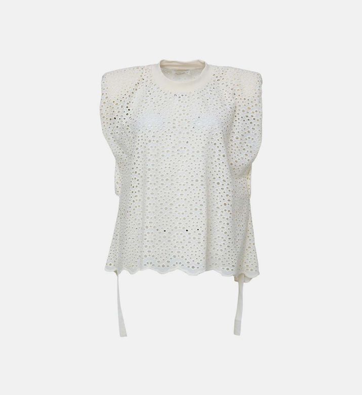 Rudy Sheer Lace Oversized Top