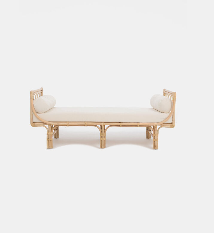 Home Deco and More Charmella Rattan Polished Daybed, Packshot View
