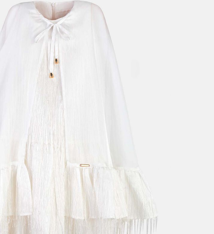 Sleeveless Cape Dress