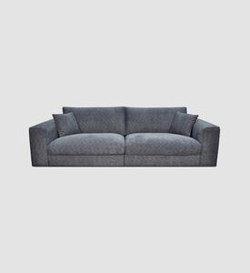 Home Deco and More Shana 4-seater Sofa, Dark-grey, 280x113x90-cm, Packshot View