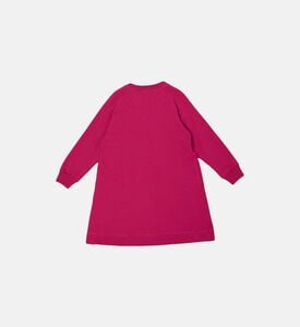 Kids Floral-applique Cotton Dress Kids Floral-applique Cotton Dress