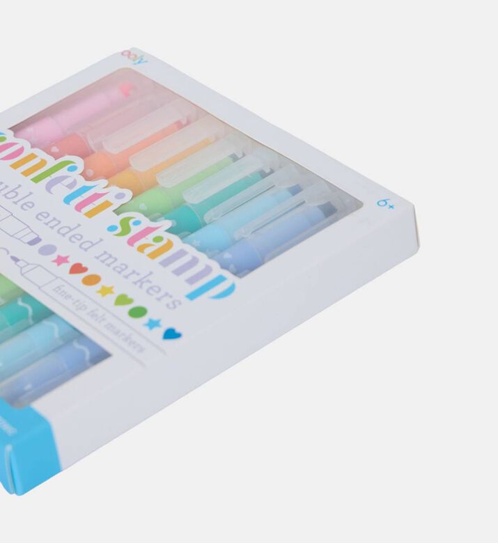 Confetti Stamp -piece Markers Set Confetti Stamp -piece Markers Set