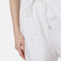 Linen Flowers Richelieu Shorts