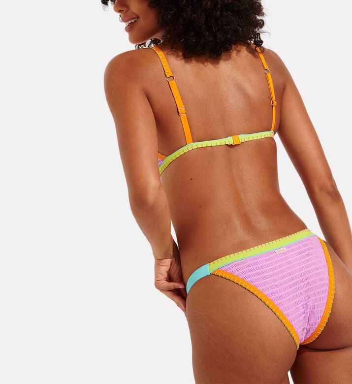Smocked Triangle Bikini Top
