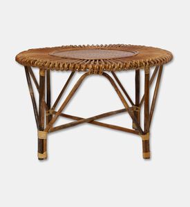 Home Deco and More Flower Design Round-shape Table, Packshot View