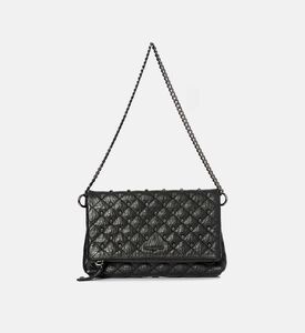 The Kooples Heritage Small Leather Skulls Bag, Black, Packshot View