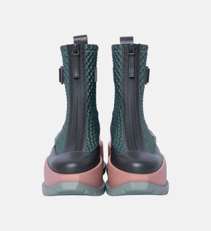 Roko Embossed Platform Boots