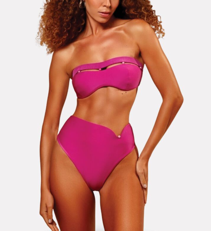 Karla Vivian High-waist Bikini Bottoms, Packshot View