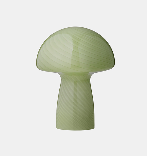 Glass Mushroom-shaped Table Lamp