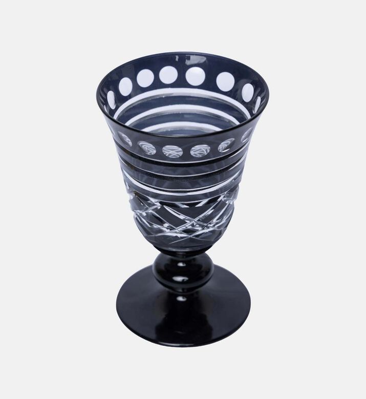 Optical Glass Goblet 2-piece Set