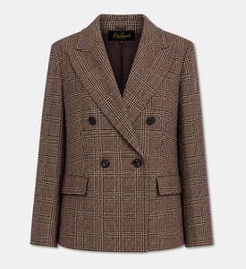 Luisa Spagnoli Saldato Checkered Jacket, Packshot View
