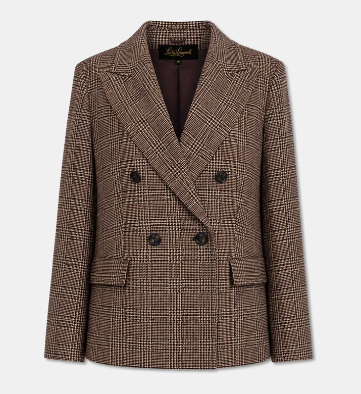Luisa Spagnoli Saldato Checkered Jacket, Packshot View