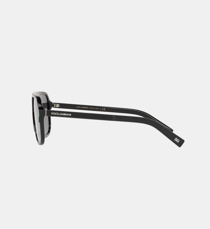 Thick Square Frame Sunglasses 58