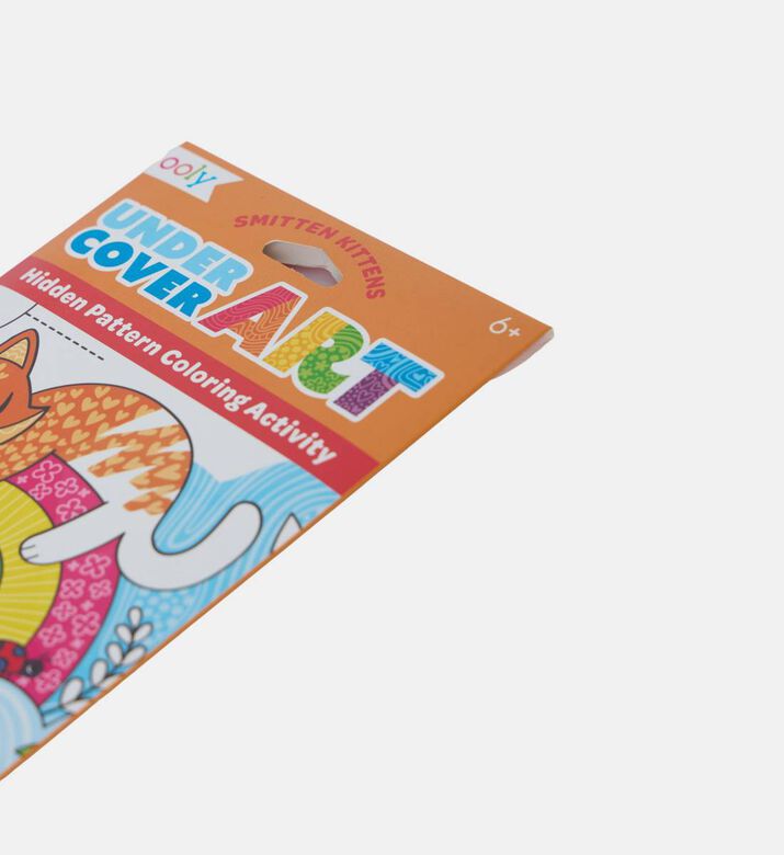 Undercover Art Hidden Pattern Smitten Kittens Coloring Activity