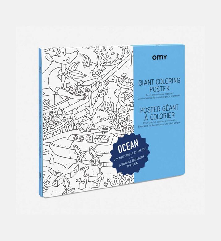 Dubai Large Coloring Poster