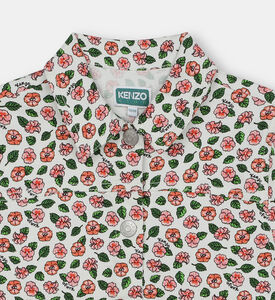 جاكيت تويل قطني بطبعة أزهار