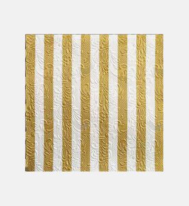 منديل مزخرف بخطوط ذهبية