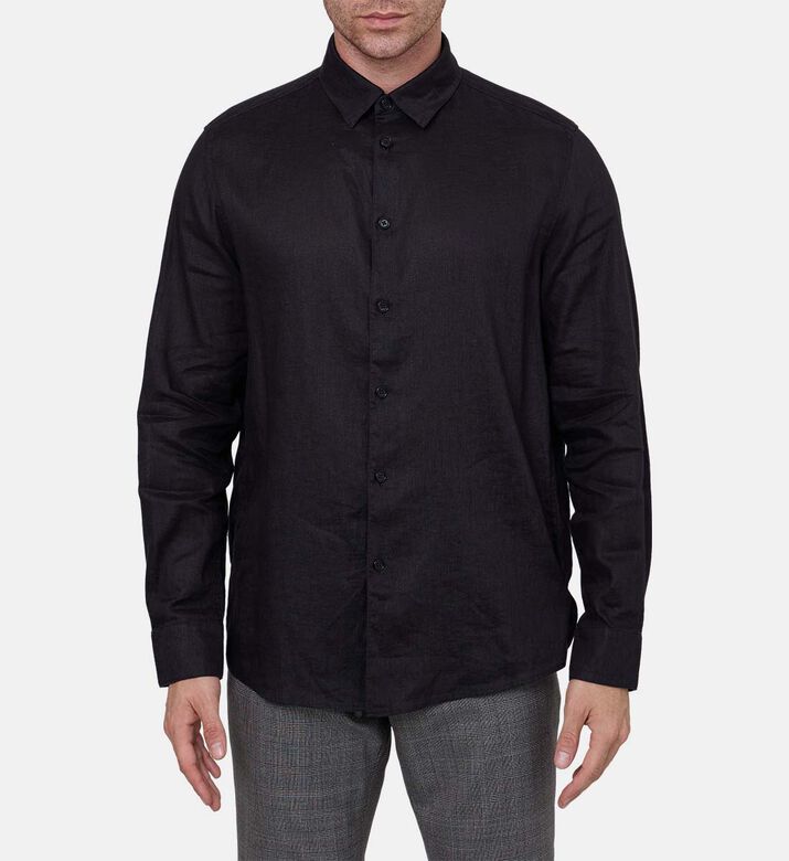 Ramis Linen Cotton Long-sleeve Shirt