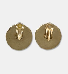 Patou Coin Embossed Logo Earrings, Packshot View