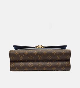 حقيبة فيكتوار لويس فويتون بنقشة العلامة وجزء أزرق داكن مملوكة مسبقًا