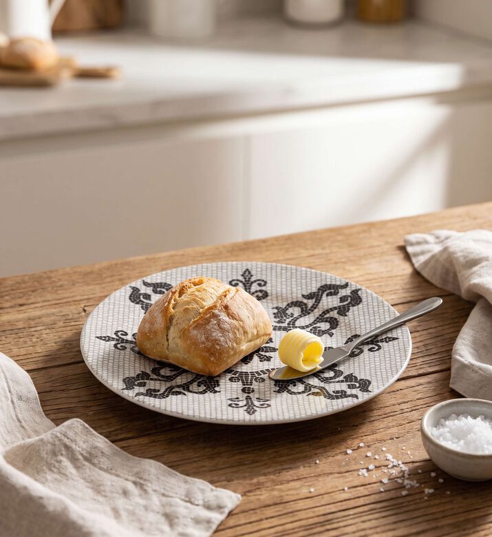 Vista Alegre Calcada Portuguese Bread Butter Plate, Model View