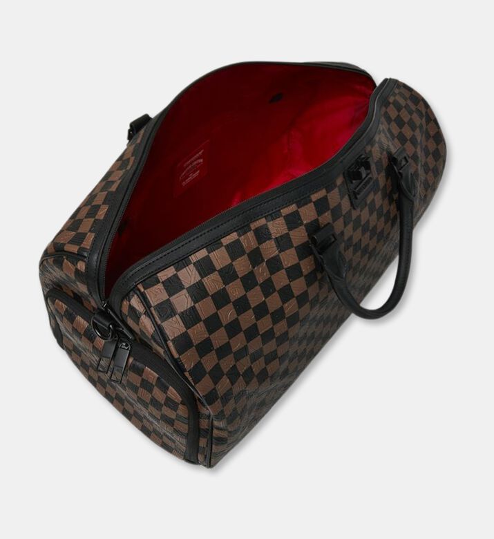 Sprayground Checkered-print Top Handle Duffle Bag, Packshot View