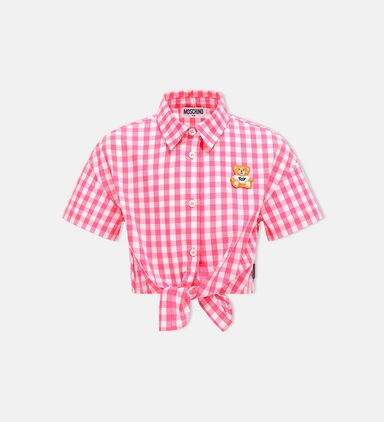 Teddy Bear Gingham-check Shirt