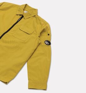 CP company Lens Logo-detail Zip-up Overshirt, Packshot View