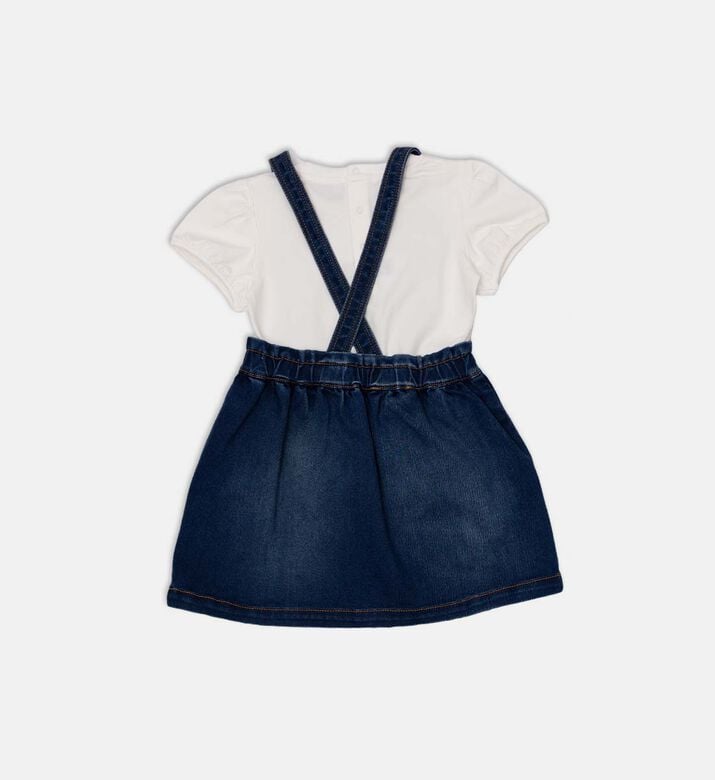 Teddy Bear Denim Skirt T-shirt Set Teddy Bear Denim Skirt T-shirt Set