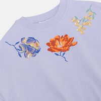 Marika Floral-embroidery Sweatshirt
