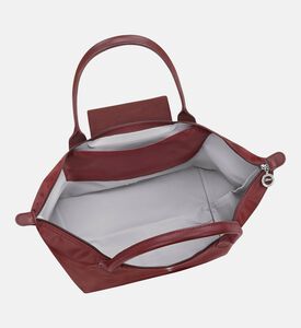 Longchamp Foldable Nylon Top-handle Tote Bag, Burgundy, Packshot View