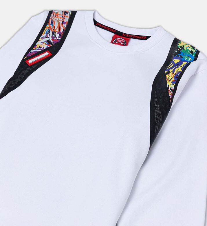 Les Backpack-in-the Crew Sweatshirt