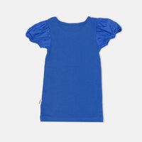 Raluca Ribbed Puff-sleeve T-shirt