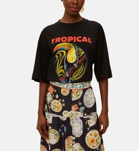 Tropical Graphic-print Oversized T-shirt Tropical Graphic-print Oversized T-shirt