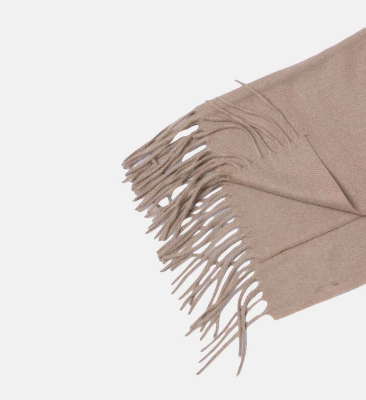 Wraparound Fringed Neck Scarf