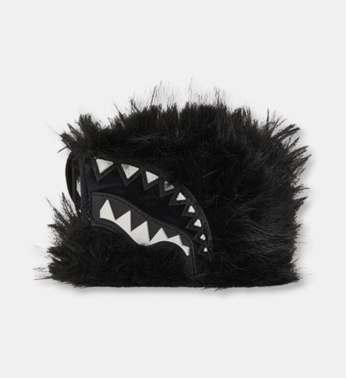 Sprayground Faux-fur Shark-print Wallet, Packshot View