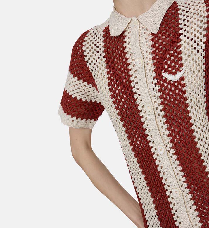 Ciara Crochet Short-sleeve Top