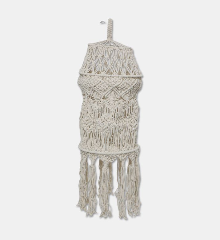 Home Deco and More Loopine Natural Cotton Macrame Chandelier, Packshot View